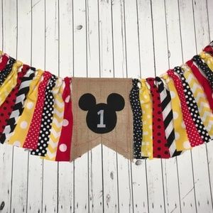 Mickey Mouse Highchair Garland/Banner